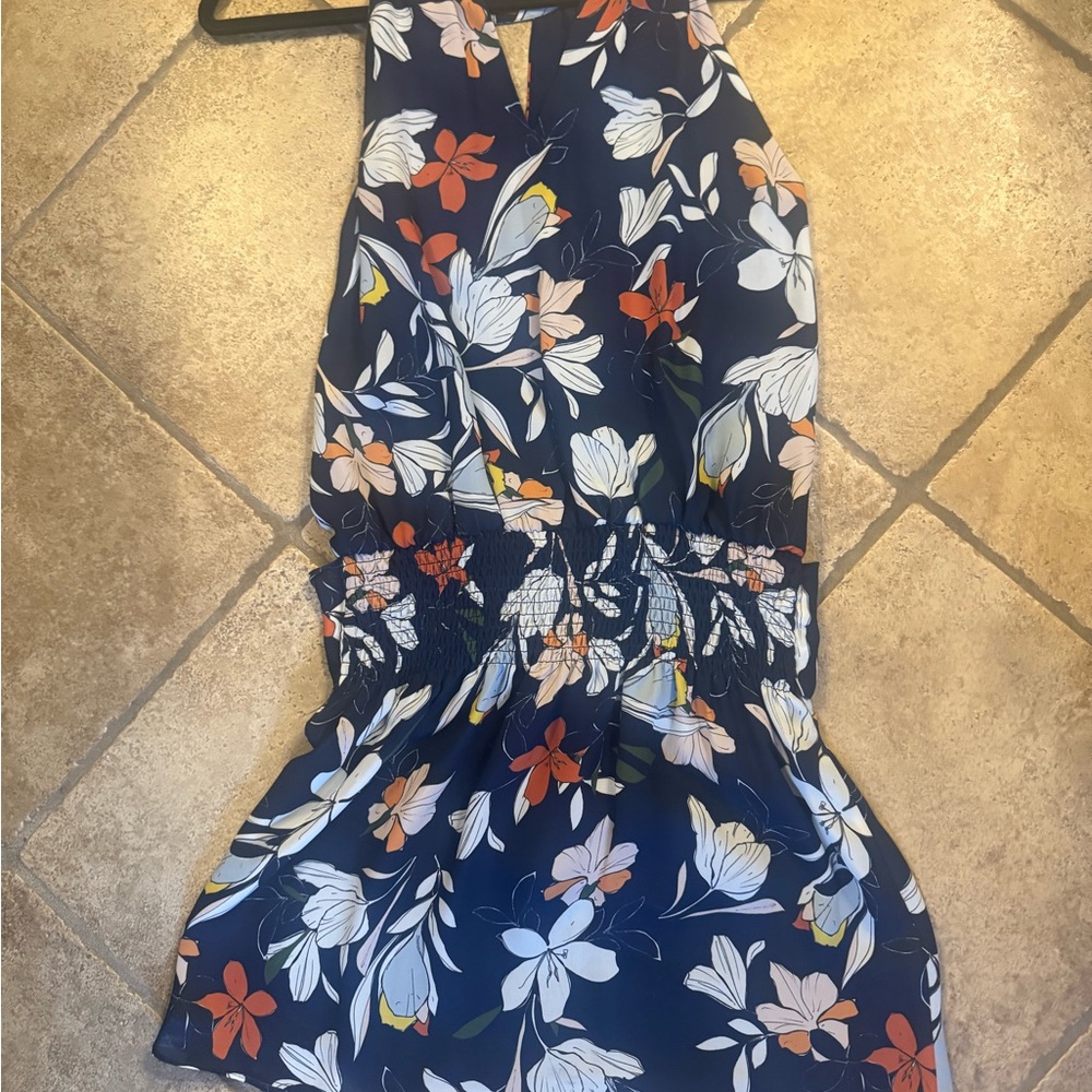Parker Navy Halter Top